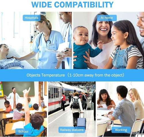 Imagen 7 de 8 de Termómetro Digital Láser Corporal Infrarrojo Sin Contacto