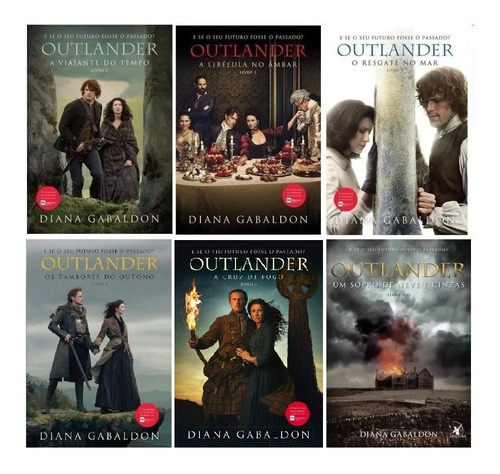 Coleção Completa Serie Outlander Livros 1 2 3 4 5 E 6 (6vol)