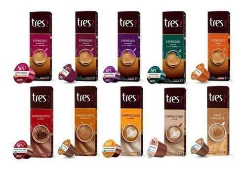 Cápsula De Café Três Corações Sabores - Kit Com 80 Unidades