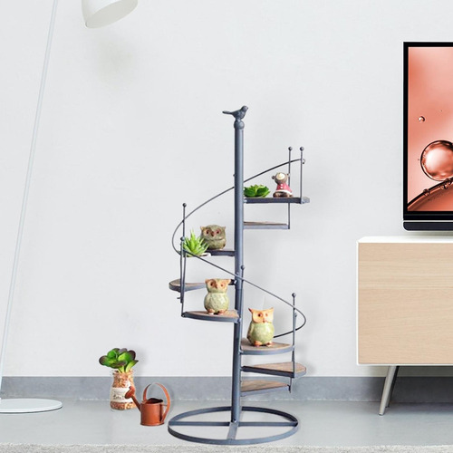 Soporte For Plantas En Espiral, Organizador De Macetas,