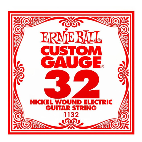 Imagen 1 de 7 de Cuerda Suelta Ernie Ball 032 Nickel Wound Guitarra Electrica