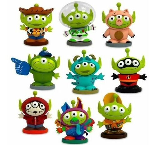 Imagem 2 de 4 de Playset Aliens Remix Toy Story 10 Figuras Disney Store