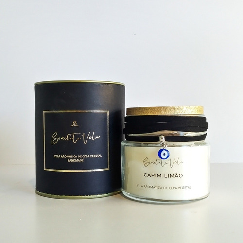 Imagem 2 de 4 de Kit 3 Velas Aromáticas Alecrim, Maçã E Canela, Baunilha
