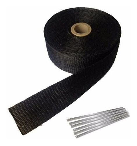 Fita Térmica Termotape  Escapamento 10 Metros + 06 Zip Tie