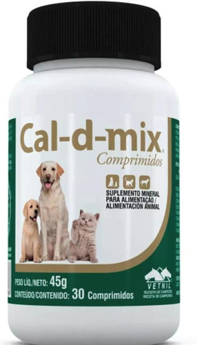 Suplemento Cal-d-mix 30 Comprimidos