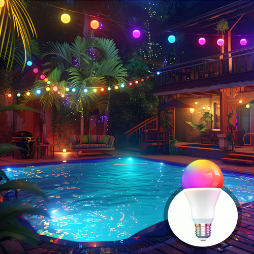Rgb Bombillas Inteligentes De Cambio De Color 4pcs 12w foco led Rgb luces Rgb