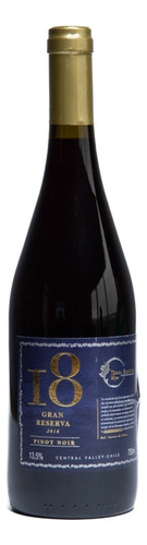 Vinho Tinto Chileno 18 Pinot Noir Gran Reserva 750ml