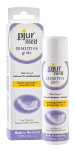 Lubricante Pjur Med Sensitive Piel Sensible Sin Aditivos