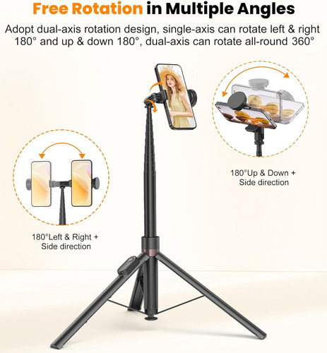 Trípode Automático Toneof 66, Soporte De Trípode Para Teléfo