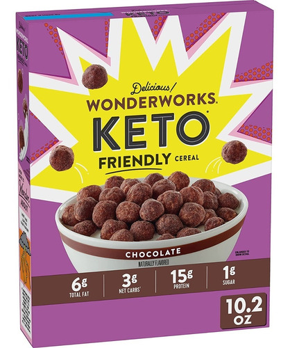 Wonderworks Keto Friendly Cereal Chocolate 289 G