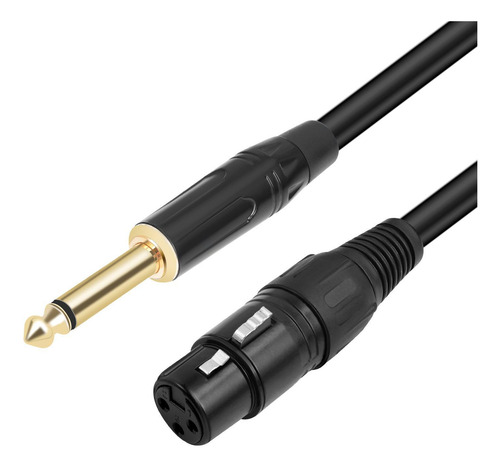 6.35 Mm Trs A Xlr Cable Cable Audio Audio Reducción De 10m