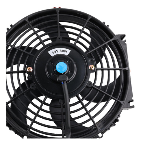 Pieza Del Ventilador Del Radiador De 10 Pulgadas 12v80w