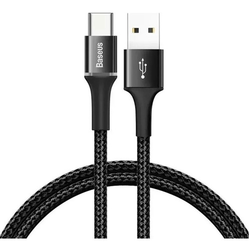 Cabo Usb Tipo C Baseus 3 Metros Carregamento Rápido 2a Led