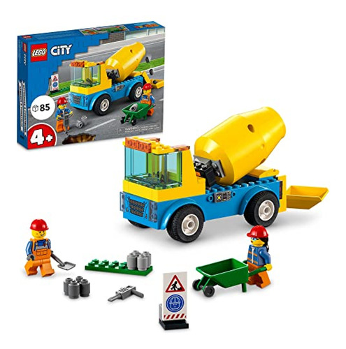 Legos  Lego City Great Vehicles Camión Mezclador De Cemento