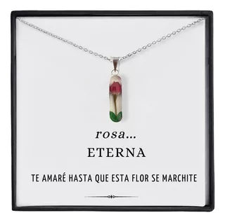 Joyeria Dijes Cadenas Plata Joyas Regalos Mujer Flor Eterna