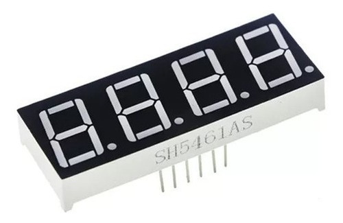 5 X Display 7 Segmentos 4 Dígitos Catodo Comum
