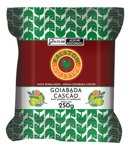 Goiabada Cascão Ralston Em Barra 250g