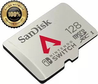 Tarjeta Memoria Sandisk 128 Gb Micro Sd Nintendo Switch Apex