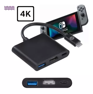 Dock Base Portatil Para Nintendo Switch Hdmi Envio Imediato