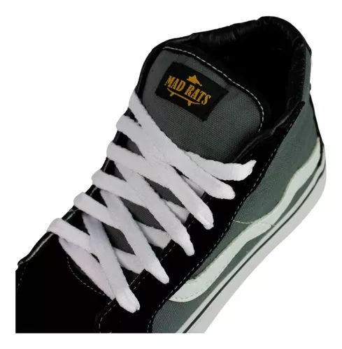 Tênis Skate Old School Mad Rats Hi Top Oficial