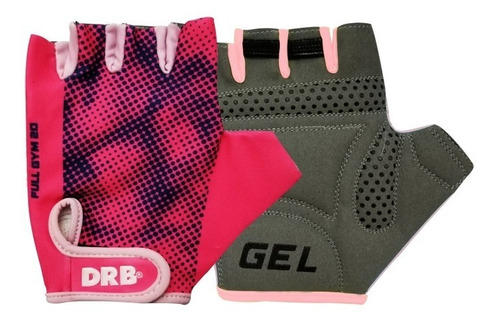 Guante Gimnasio Pesas Drb® Full Gym Ciclismo Cuero Gel Lycra