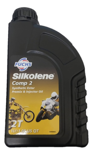 Aceite Mezcla 2t Silkolene Comp 2 Ingles 2t Moto Karting 