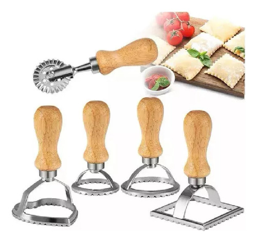 Q Cortador De 5 Piezas Para Hacer Estampillas Para Ravioles
