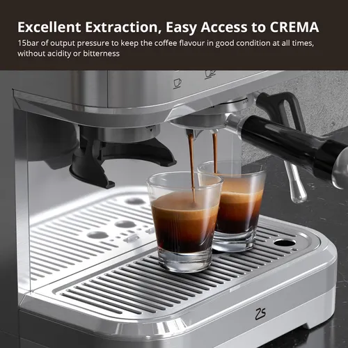 Máquina Café Expresso Con Espumador Leche, Barista Casero
