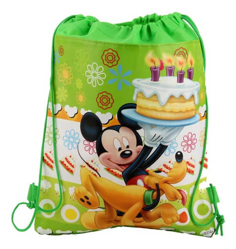 Bolso Morral Para Jardín Diseño Mickey Mouse 