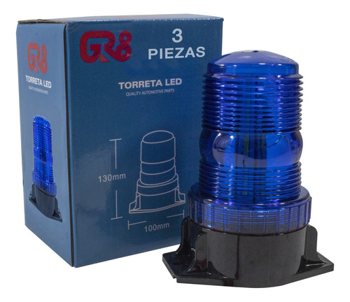 Paquete De 3 Torretas P/montacargas 30 Led 12v-110v 1 Color