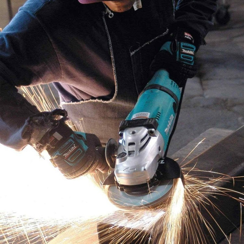 Esmeril Angular De 7 Makita 2.600w Limitador Torque Ga7040s Color Turquesa