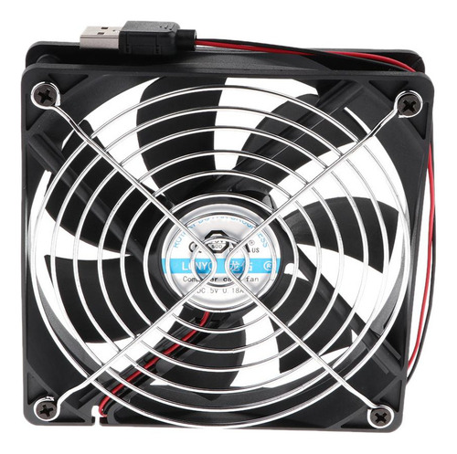 Ventilador Silencioso De 120mm Usb For Router Receptor Dvr