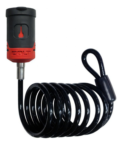Cable Con Candado Bolt 6ft. Color Negro