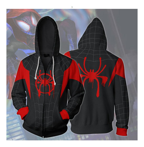 Chamarra Con Capucha De Spider-man Cosplay Perfecta Para Hal 1