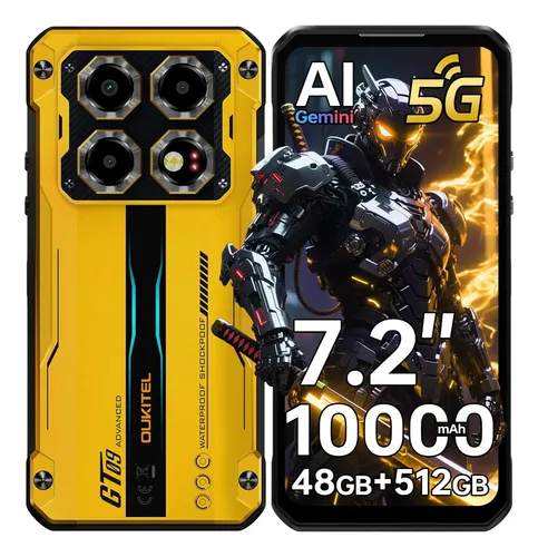 Case + Oukitel Wp60 48gb 512gb 10.000mah Visão Noturna 5g
