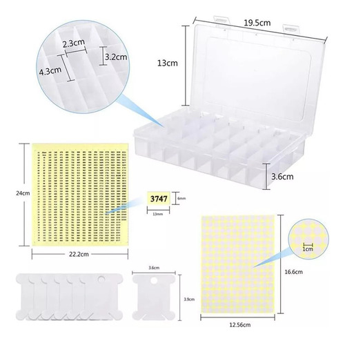 P Para . Caja De Almacenamiento Organizador De De De 2x 24