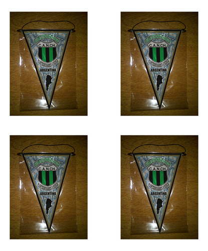 Banderin 37cm Full Color Nueva Chicago Puerto Deseado