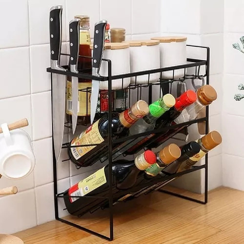 Organizador Multifuncional De Botellas Y Especias 3 Niveles