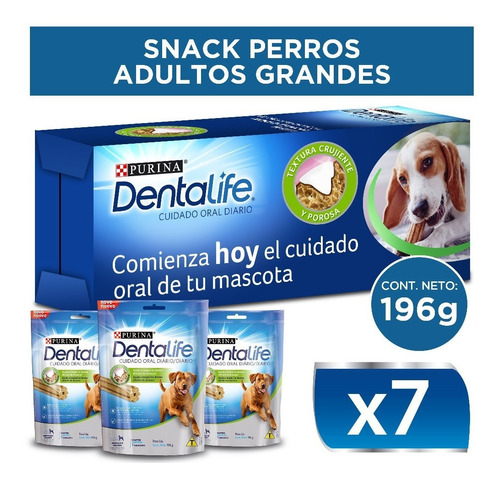 Snack Dental Para Perro Dentalife® Adulto Grande 196g