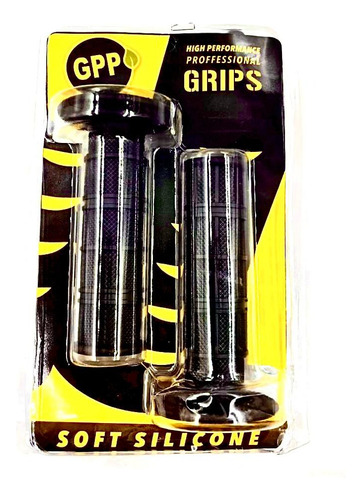 Puños Manilares Mangos Gpp Grip Negro Silicona Suave 