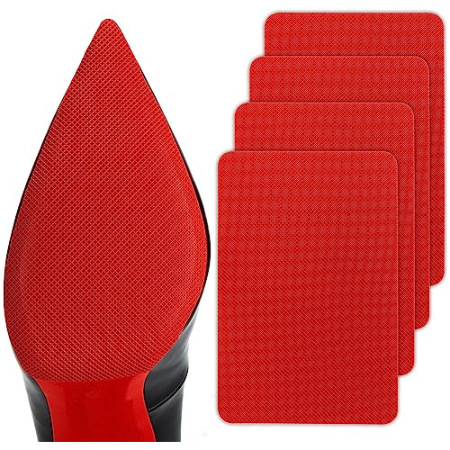 Gadebao Protectores De Suela Roja, 4 Protectores Autoadhesiv