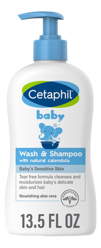 Cetaphil Jabón Y Champú Para Bebés Con Caléndula Orgán.