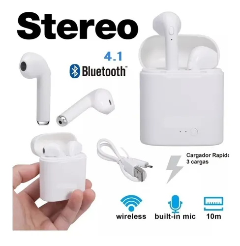 Auriculares Bluetooth In Ear I7s Inalambricos iPhone Android