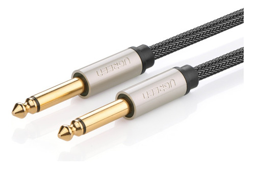 Cable De Audio Plug 6.5mm Macho A Macho Gris 3m Ugreen