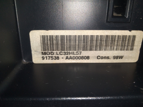 Tv Lcd Semp Toshiba 32 Polegadas Mod 32hl57 Não Despacho (Usado)