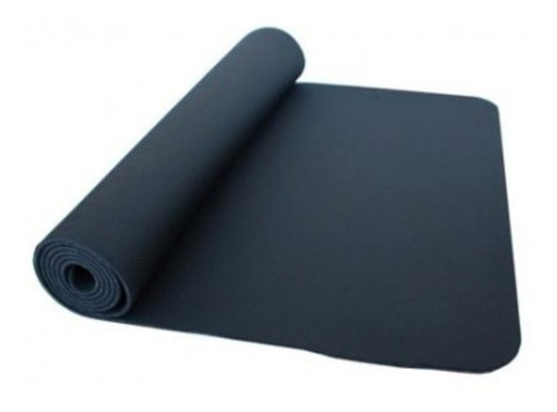 Colchoneta Mat Yoga Pilates De 5 Mm 173x61 -negro/gris