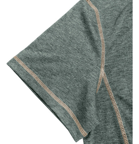Camisa Transpirable De Manga Corta Con Bolsillos De Moda