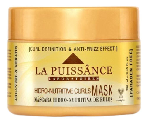 La Puissance Máscara Hidro-nutritiva De Rulos X 250 Ml