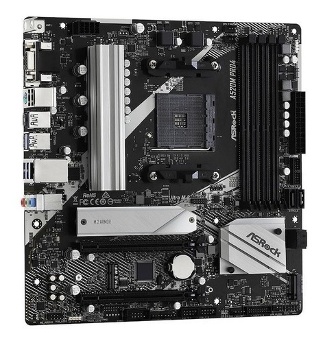 Motherboard Asrock A520m Pro4 Am4 Micro Atx Ddr4 128gb