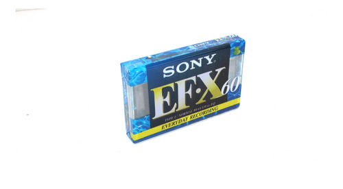 Fita Cassete Sony - Ef-x 60 Min Lacrada